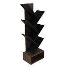 Estante Para Livros Multiuso E1726 Rústico/preto