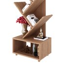 Estante Para Livros Multiuso E1726 Tecno Amendoa