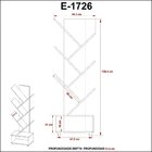 Estante Para Livros Multiuso E1726 Tecno Amendoa