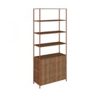 Estante Para Livros Multiuso Industrial 2 Portas Steel Quadra