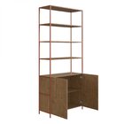 Estante Para Livros Multiuso Industrial 2 Portas Steel Quadra