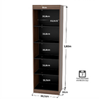 Estante Para Livros Multiuso Livreiro Organizador Netmobil -