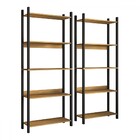 Estante Para Livros Nobre 10 Prateleiras Estilo Industrial Fr