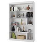 Estante Para Livros Olden 4 Prateleiras Espresso Móveis Branco