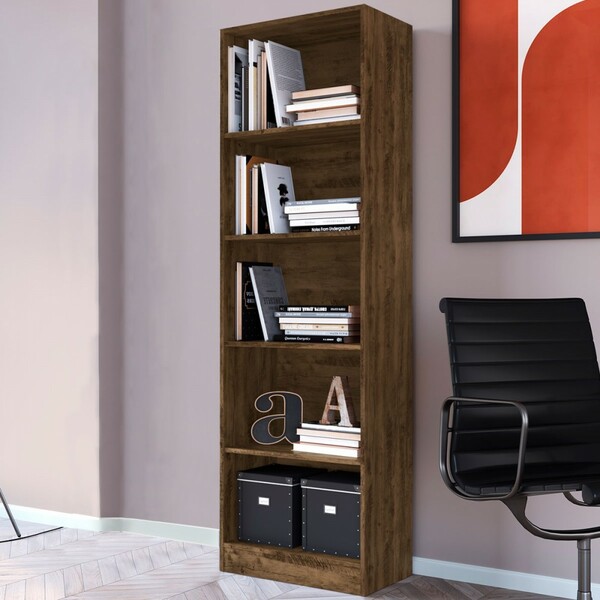 Estante Para Livros Palermo 4 Prateleiras Itauba - Irm Móveis