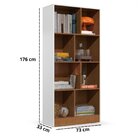 Estante Para Livros Rios Multiuso Organizador Com Divisórias