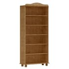 Estante Para Livros Rústica 100% Madeira Maciça 5 Prateleiras