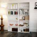 Estante Para Livros Simples Branca Gelo