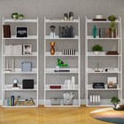 Estante Para Livros Singapura 15 Prateleiras Branco - Pnr Móv