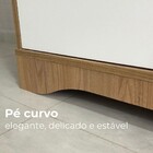 Estante Para Livros Space 1 Porta 2 Gavetas Olmo/branco - Art