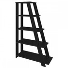 Estante Para Livros Star 4 Prateleiras Preto - Artany Móveis