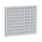 Estante Para Miniaturas/esmaltes 45 Nichos Roma Branco