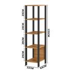 Estante Para Quarto Freijó Preto Pradel