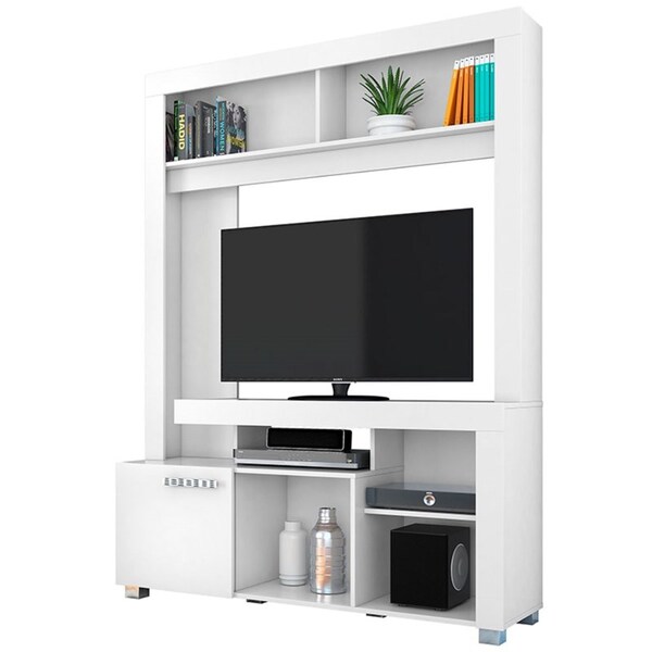 Estante Para Sala Flávia Tv Até 42 Polegadas Branco - Madetec