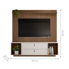 Estante Para Tv 2 Portas Alice Cedro Off White Perolizado