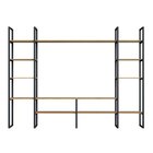 Estante Para Tv 55 Polegadas Em Ferro Com Mdf Estilo Industri