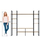 Estante Para Tv 55 Polegadas Em Ferro Com Mdf Estilo Industri