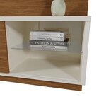 Estante Para Tv 65 Polegadas 184,5cmx200cm Com Led Guaíba Off