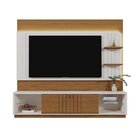 Estante Para Tv 65 Polegadas Com Led Guaíba Perola Metalizado