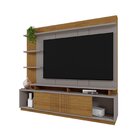 Estante Para Tv 65 Polegadas Vinhedos Grigio Fosco / Amendoa