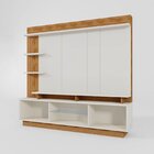 Estante Para Tv 65 Polegadas Vinhedos Off White / Amendoa