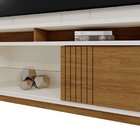 Estante Para Tv 65 Polegadas Vinhedos Off White / Amendoa