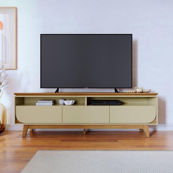 Estante Para Tv 75 Polegadas Dalise Cumaru Opala