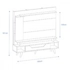 Estante Para Tv Até 46 Polegadas Com Led E Prateleiras De Vid