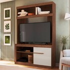 Estante Para Tv Até 49 Polegadas 1 Porta Wengue/cristalo Es50