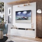 Estante Para Tv Até 50 Polegadas Com Prateleira  Branco