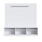 Estante Para Tv Até 50 Polegadas Com Prateleira  Branco