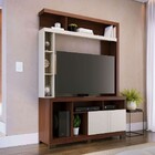 Estante Para Tv Até 50 Polegadas Hill 2 Portas Nogueira Real/