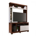Estante Para Tv Até 50 Polegadas Hill 2 Portas Nogueira Real/