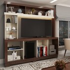 Estante Para Tv Até 50 Polegadas Malbec 2 Portas Nogueira Rea