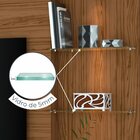 Estante Para Tv Até 55 Polegadas 180cm 1 Porta 4 Prateleiras