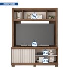 Estante Para Tv Até 55 Polegadas Com Ripado Cinne Espresso Mó