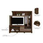 Estante Para Tv Até 55 Polegadas Grand Acácia Linea Brasil