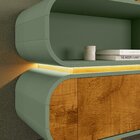 Estante Para Tv Até 55 Polegadas Pés Em Madeira Maciça Cambor