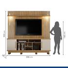 Estante Para Tv Até 60" Com Led 2 Portas Plenus Off White