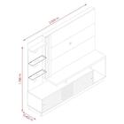 Estante Para Tv Até 60 Polegadas 2 Portas Fizz Plus Madetec