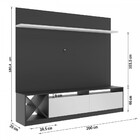 Estante Para Tv Até 60 Polegadas Com 2 Portas E Adega Quiditá