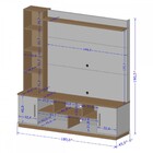 Estante Para Tv Até 60 Polegadas Prestige 2 Portas Preto Fosc
