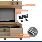 Estante Para Tv Até 60 Polegadas Texas Cinamomo/off White