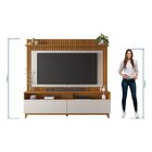 Estante Para Tv Até 65 Polegadas 188,5cmx183cm Com Detalhe Ri