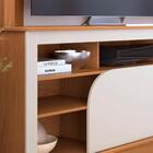 Estante Para Tv Até 65 Polegadas Belaya 2 Portas Freijó/off W