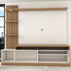 Estante Para Tv Até 65 Polegadas Escandinávia 1 Porta Com Led