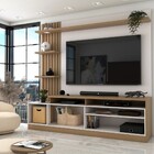 Estante Para Tv Até 65 Polegadas Escandinávia 1 Porta Com Led