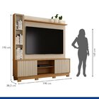 Estante Para Tv Até 65 Polegadas Montenegro Off White/cinamomo