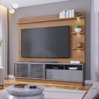 Estante Para Tv Até 70 Polegadas Com Led 1 Porta Campeche Fre