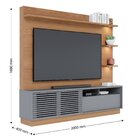 Estante Para Tv Até 70 Polegadas Com Led 1 Porta Campeche Fre